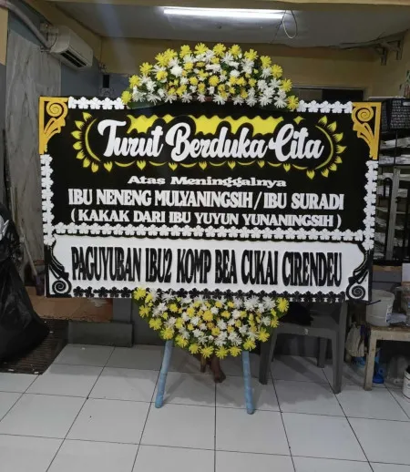 Papan Bunga Duka Kersaratu Malingping