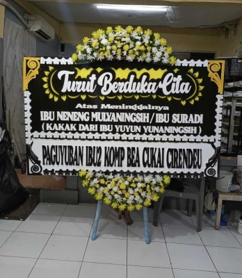 Papan Bunga di Kersaratu Malingping